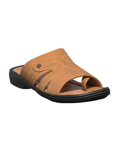 tan synthetic & mesh slip on sandals - 17688955 - Standard Image - 1
