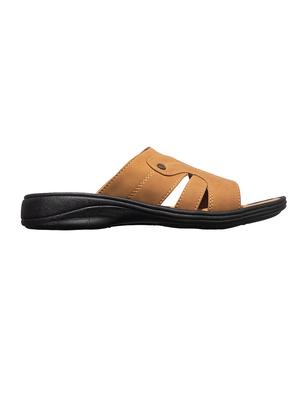 tan synthetic & mesh slip on sandals - 17688955 - Standard Image - 3