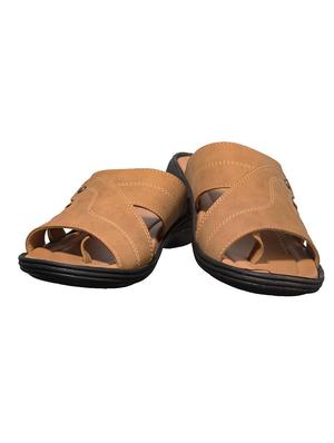 tan synthetic & mesh slip on sandals - 17688955 - Standard Image - 6