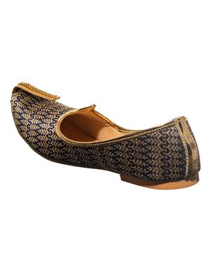 navy fabric slip on jutis - 17688974 - Standard Image - 5