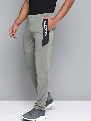 grey printed full length track pant - 17689069 - Standard Image - 2