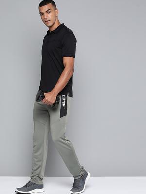 grey printed full length track pant - 17689069 - Standard Image - 4