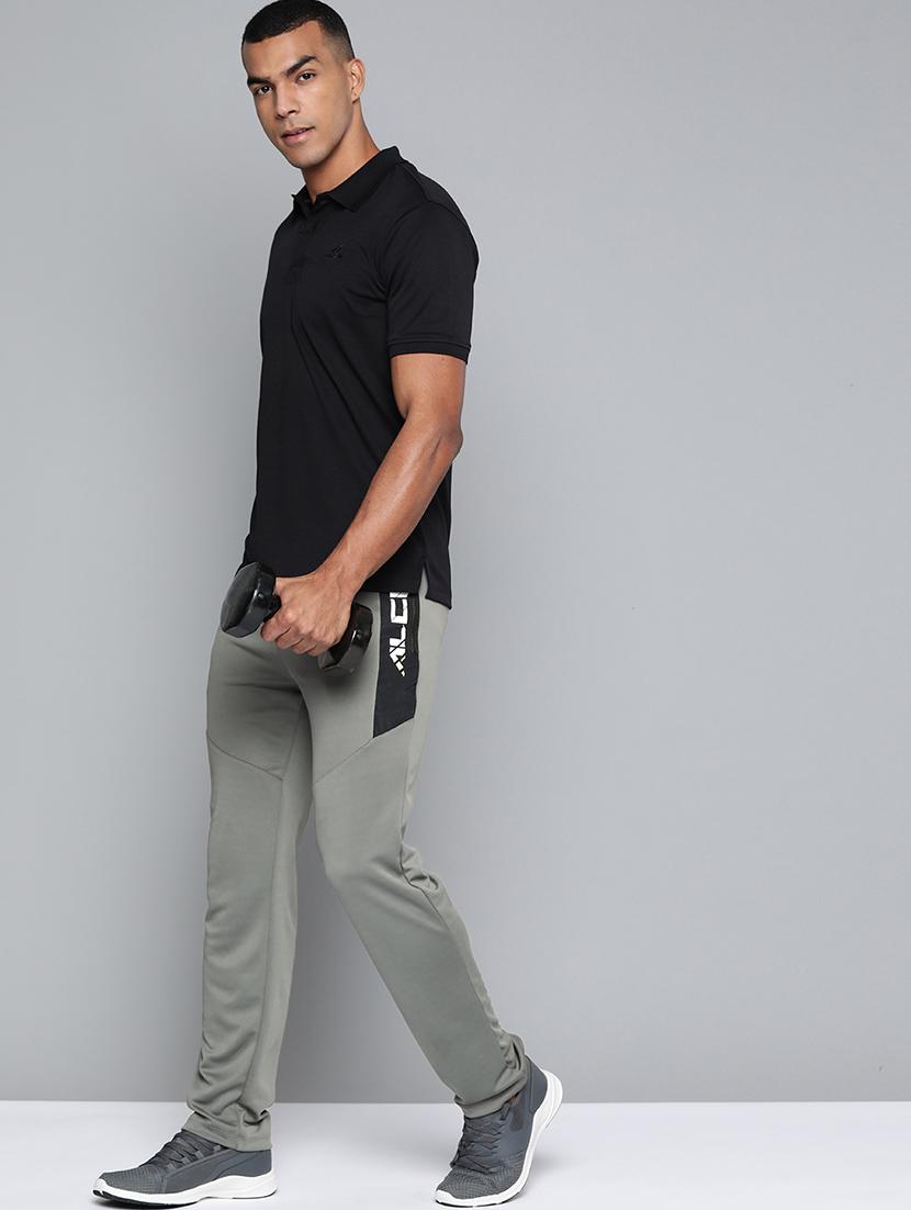grey printed full length track pant - 17689069 - Zoom Image - 4