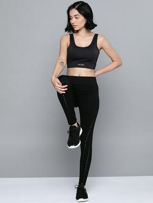 black cut out back sports bra - 17689070 - Standard Image - 4