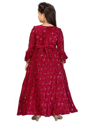 pink embellished party gown - 17689077 - Standard Image - 3