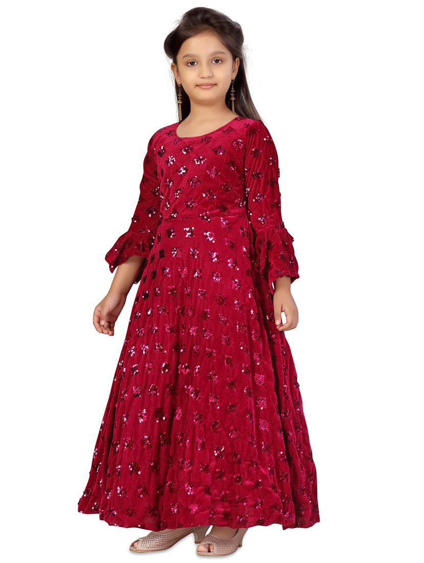 pink embellished party gown - 17689077 - Zoom Image - 2