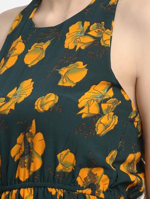 halter neck floral dress - 17689112 - Standard Image - 5