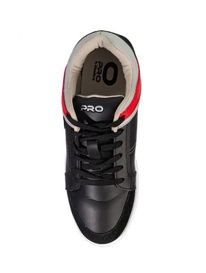 black synthetic lace up sneakers - 17689196 - Standard Image - 5