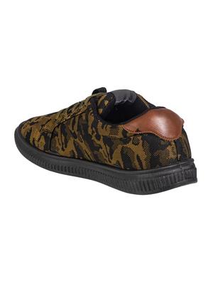 green fabric lace up sneakers - 17689197 - Standard Image - 4