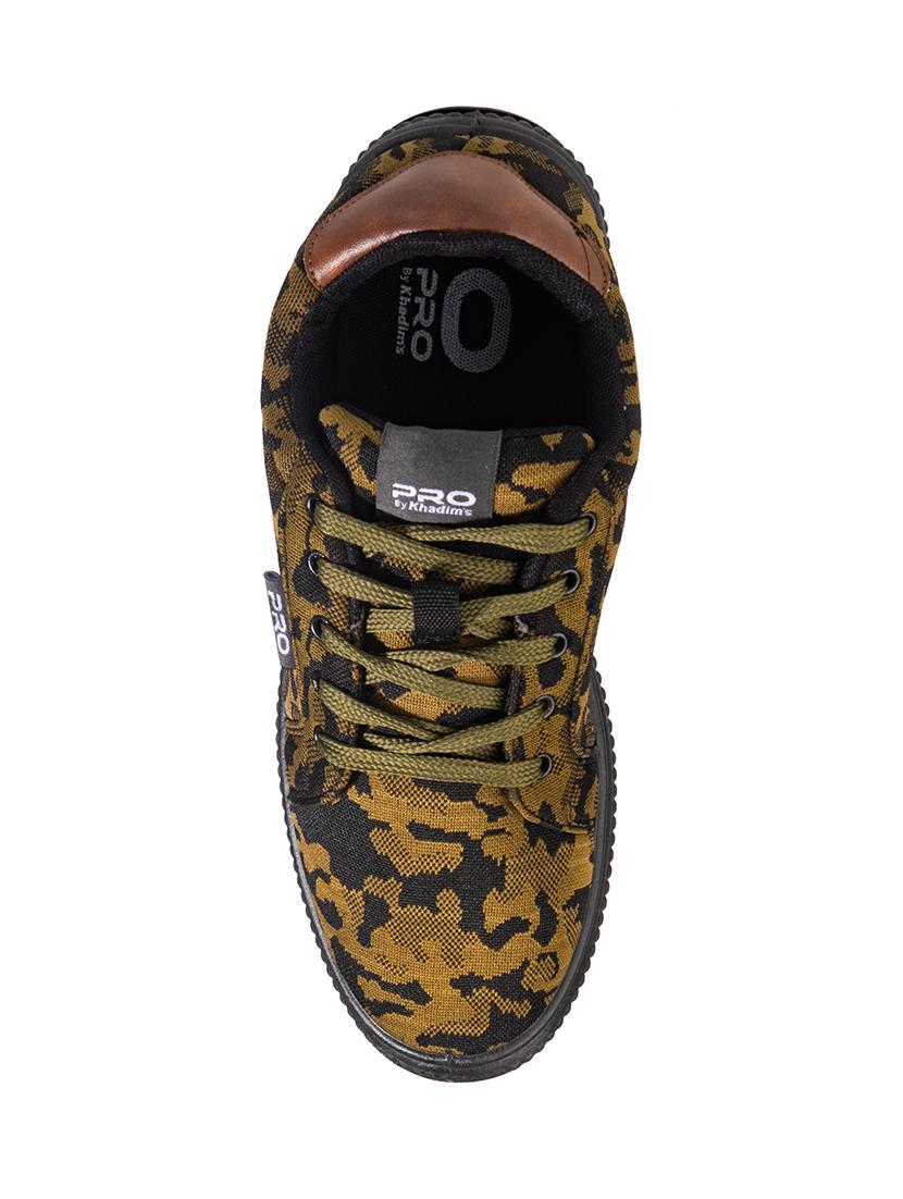 green fabric lace up sneakers - 17689197 - Zoom Image - 5