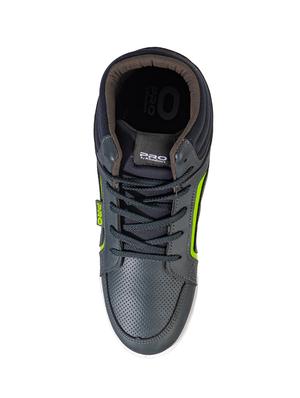 grey synthetic lace up sneakers - 17689199 - Standard Image - 5