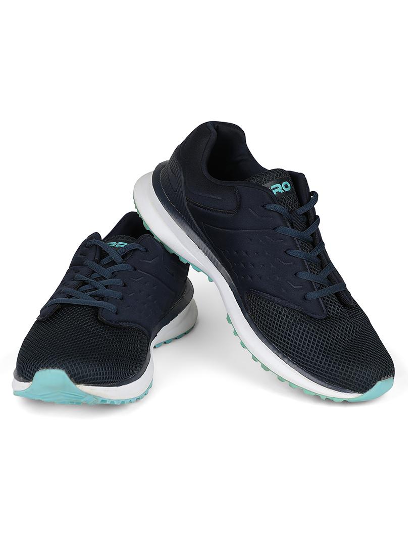 navy fabric sport shoes - 17689201 - Zoom Image - 4