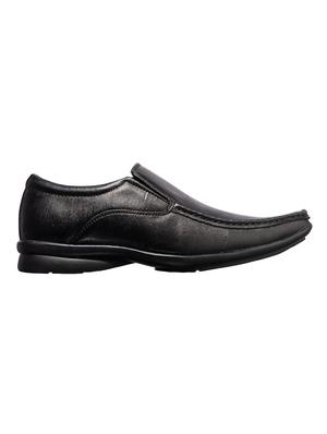 black synthetic & mesh slip on oxfords - 17689242 - Standard Image - 2