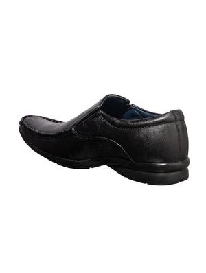 black synthetic & mesh slip on oxfords - 17689242 - Standard Image - 4