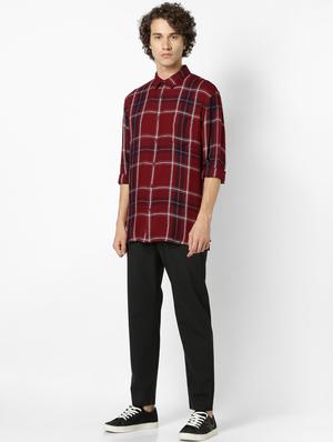 red checkered casual shirt - 17689387 - Standard Image - 3