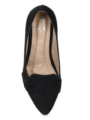 black slip on pump - 17689431 - Standard Image - 4
