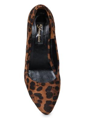 brown slip on pump - 17689435 - Standard Image - 4