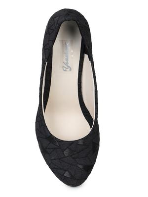 black slip on pump - 17689442 - Standard Image - 4