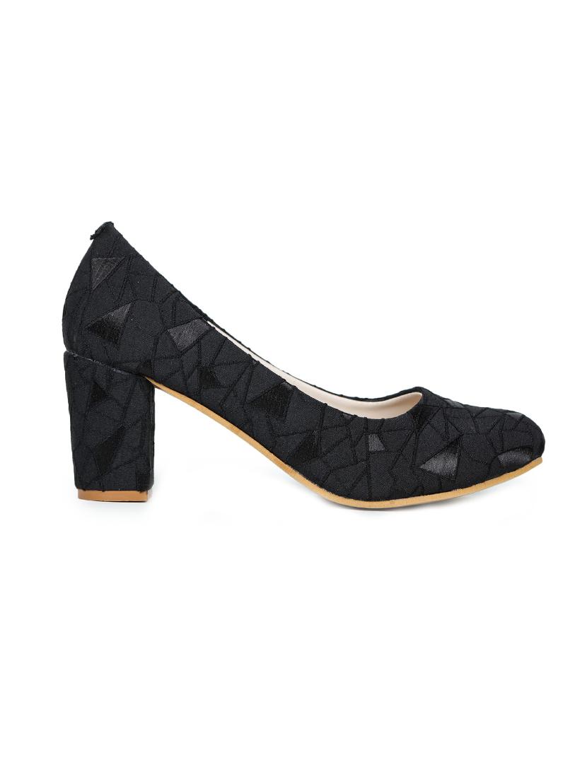 black slip on pump - 17689442 - Zoom Image - 2