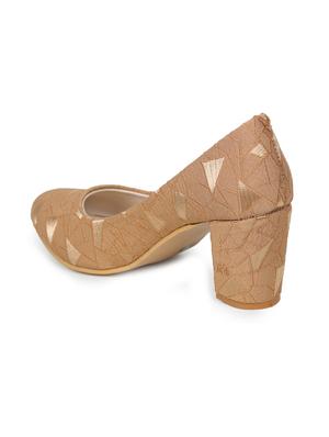 gold slip on pump - 17689443 - Standard Image - 3