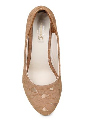 gold slip on pump - 17689443 - Standard Image - 4