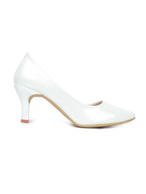 white slip on pump - 17689447 - Standard Image - 2