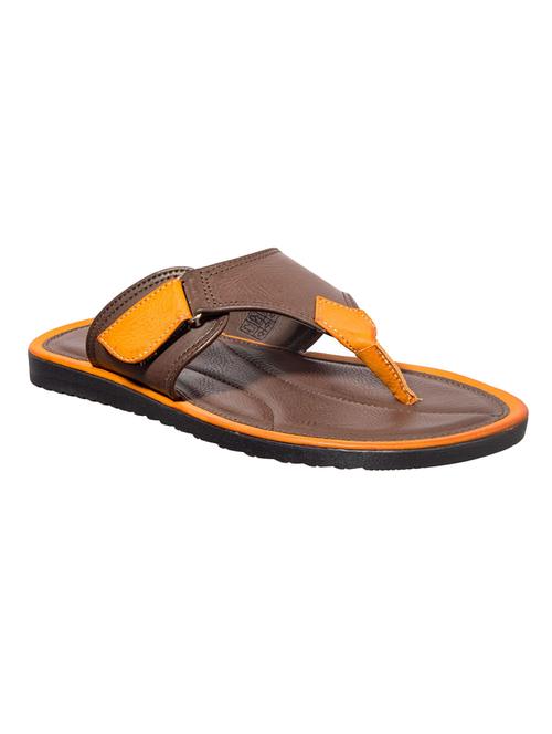 brown toe separator slipper - 17689459 - Standard Image - 1