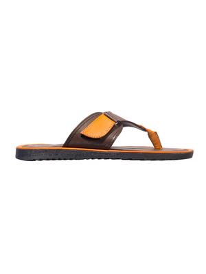 brown toe separator slipper - 17689459 - Standard Image - 2