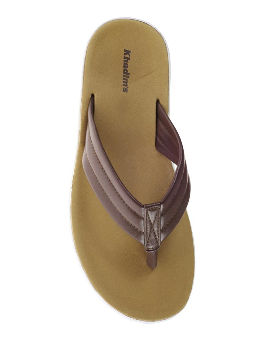 brown toe separator slipper - 17689465 - Zoom Image - 4