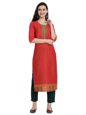 multi colored crepe combos kurta - 17689528 - Standard Image - 5