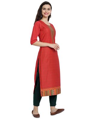 multi colored crepe combos kurta - 17689528 - Standard Image - 6