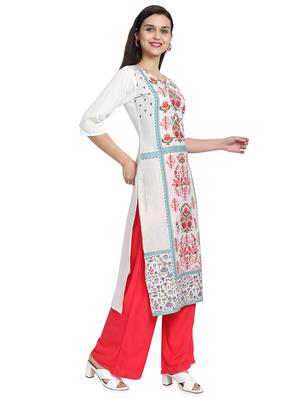 multi colored crepe combos kurta - 17689540 - Standard Image - 3