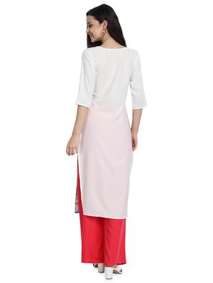multi colored crepe combos kurta - 17689540 - Standard Image - 4