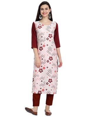 multi colored crepe combos kurta - 17689545 - Standard Image - 5