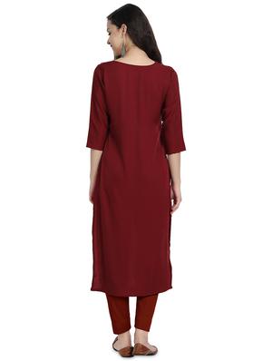 multi colored crepe combos kurta - 17689545 - Standard Image - 7