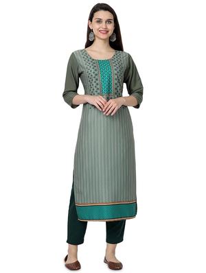 multi colored crepe combos kurta - 17689556 - Standard Image - 2
