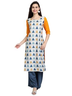 multi colored crepe combos kurta - 17689556 - Standard Image - 5