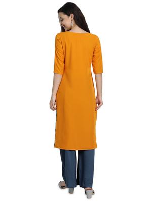 multi colored crepe combos kurta - 17689556 - Standard Image - 7