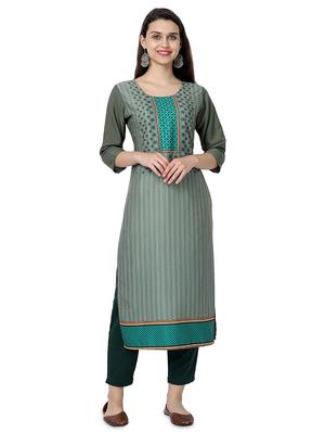 multi colored crepe combos kurta - 17689559 - Standard Image - 2