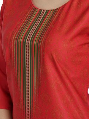 multi colored crepe combos kurta - 17689586 - Standard Image - 8