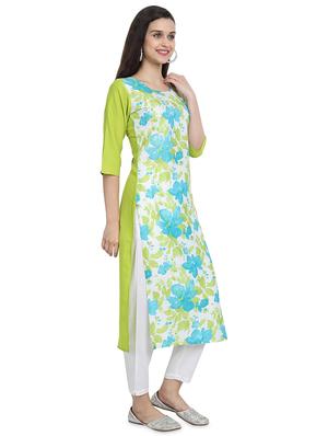 multi colored crepe combos kurta - 17689593 - Standard Image - 3