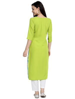 multi colored crepe combos kurta - 17689593 - Standard Image - 4