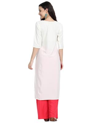 multi colored crepe combos kurta - 17689593 - Standard Image - 7