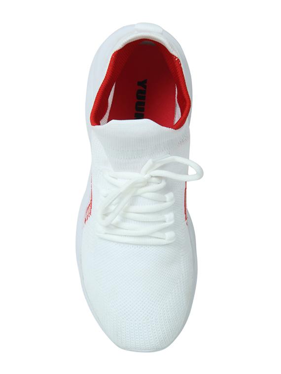 white lace up sport shoe - 17690028 - Zoom Image - 4