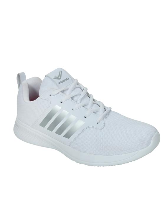 white lace up sport shoe - 17690031 - Zoom Image - 1