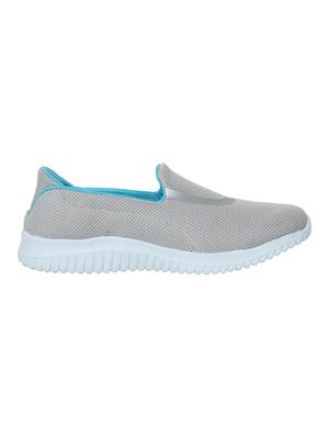 grey mesh slip on sports shoes - 17690040 - Standard Image - 2