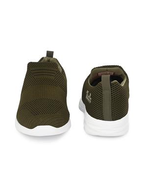 green slip on sport shoe - 17690069 - Standard Image - 4