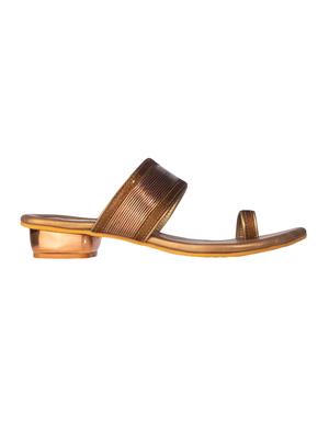 brown synthetic slip on sandals - 17690142 - Standard Image - 2