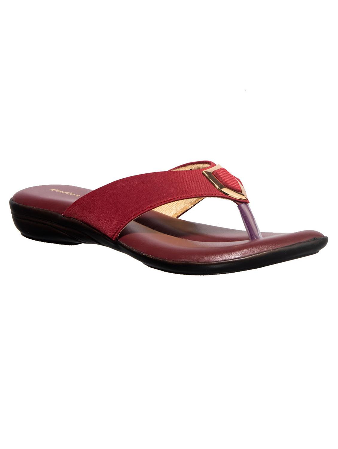 maroon toe separator sandal - 17690183 - Zoom Image - 1