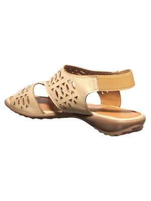 beige back strap sandal - 17690193 - Standard Image - 3